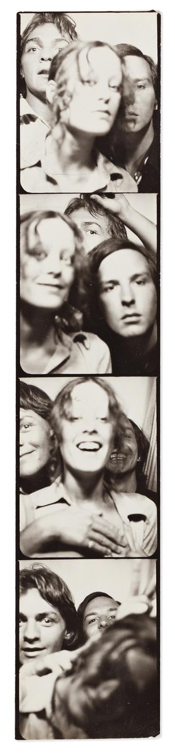 ANDY WARHOL (1928-1987) Two photo booth strips featuring Warhol super model Jane Forth, soon to be President of Warhol Enterprises Fred